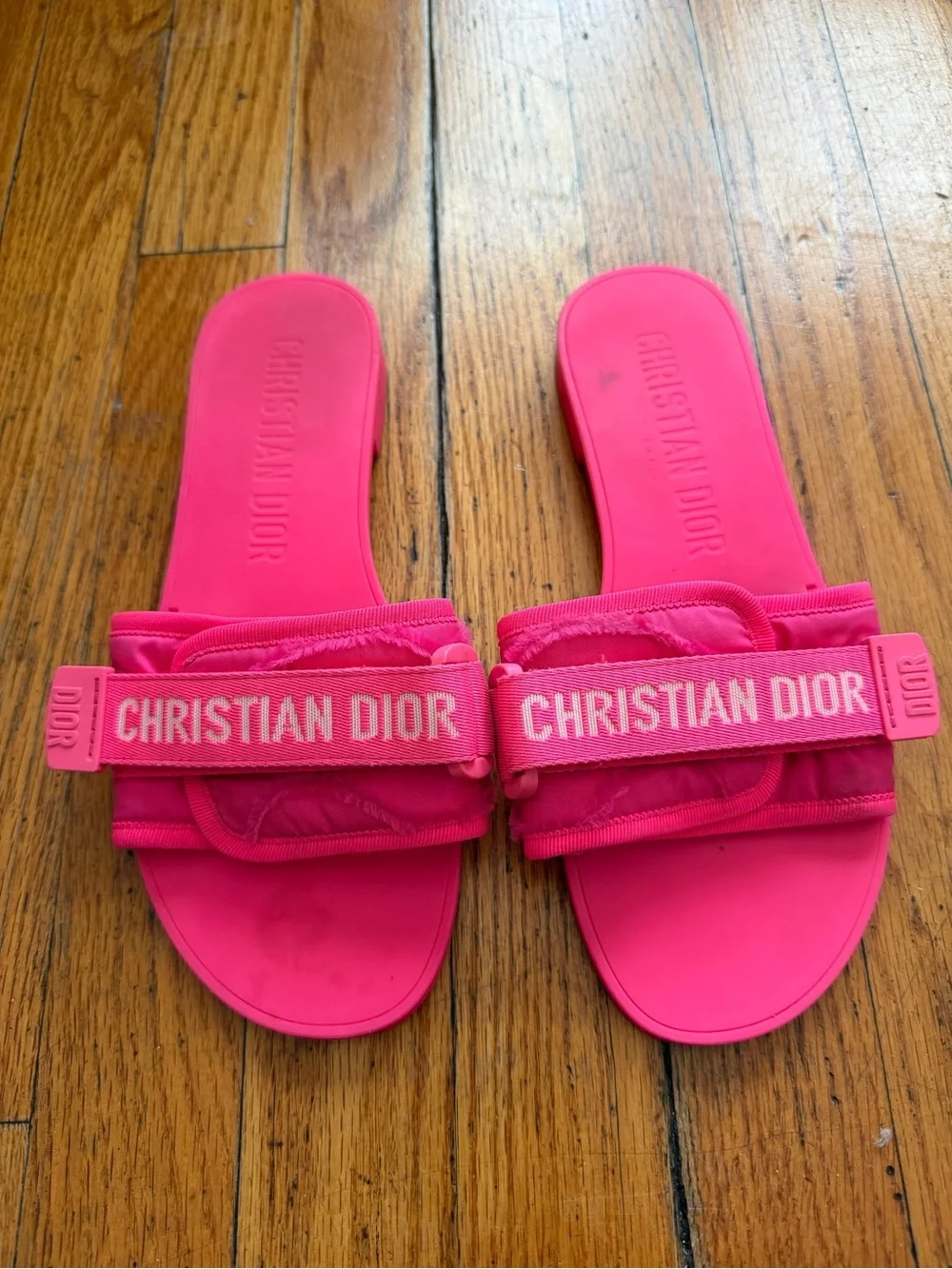 Dior Women’s Pink Slide Sandals